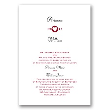 Love Always - Apple - Invitation