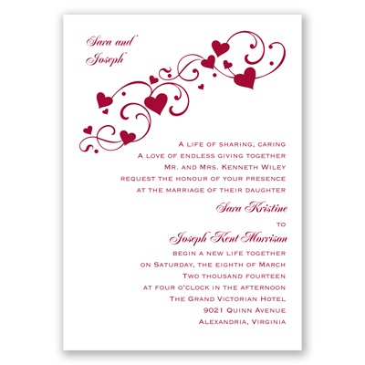 Happy Hearts - Invitation