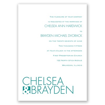 Make A Statement - Jade - Invitation