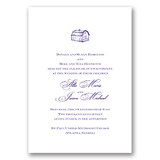 Natural Elements - Regency - Invitation with Design Choice