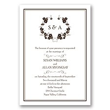 Perfect Vintage - Chocolate - Invitation