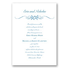 Starfish Beach - Cornflower - Invitation