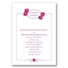 Sweet Daisies - Watermelon - Invitation