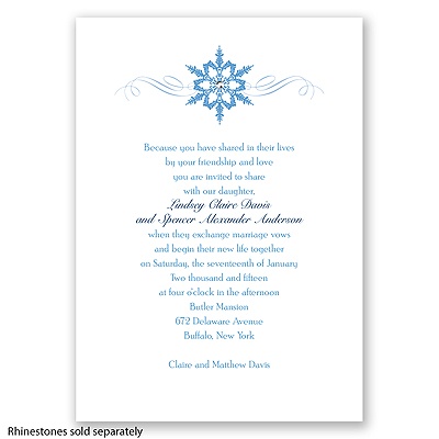 Snowflake - Invitation