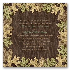 Woodland Bliss - Invitation