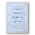 Blue Shimmer - Invitation