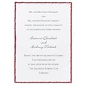 Deckle Edge Collection - Apple Invitation