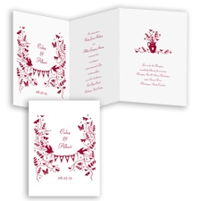 Rustic Romance - Apple - Invitation