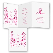 Rustic Romance - Watermelon - Invitation