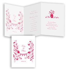 Rustic Romance - Poppy - Invitation