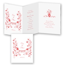 Rustic Romance - Guava - Invitation