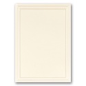 Triple Embossed Pearl Border, Ivory - DIY Invitation Kit