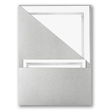 Silver Pocket - DIY Invitation Kit