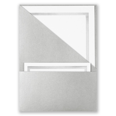 Silver Pocket - DIY Invitation Kit