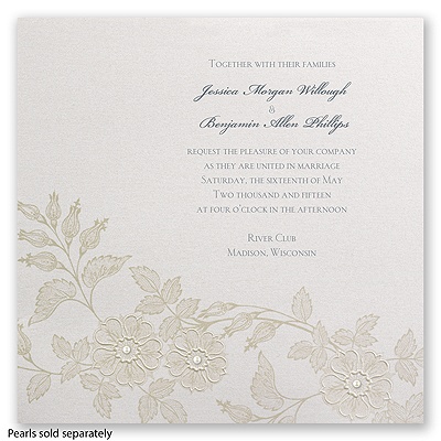 Lacy Elegance - Invitation