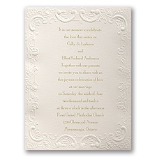 With a Flourish - Invitation