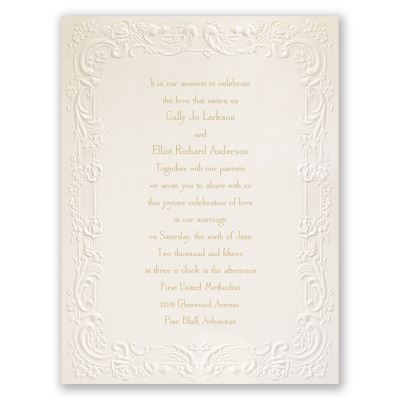 With a Flourish - Invitation