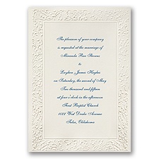 Ornate - Ecru - Invitation
