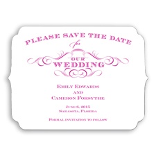 Chic Die Cut - Begonia - Save the Date