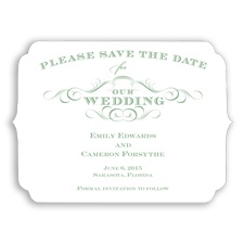 Chic Die Cut - Clover - Save the Date