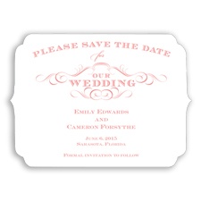 Chic Die Cut - Coral Reef - Save the Date