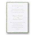 Deckle Edge Collection - Peridot Invitation