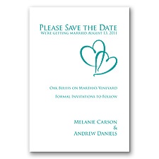 Duo Hearts - Jade - Save the Date