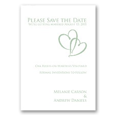 Duo Hearts - Meadow - Save the Date