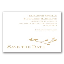 Branch of Love - Golden - Save the Date