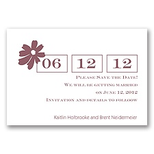 Sweet Daisy - Rosewood - Save the Date