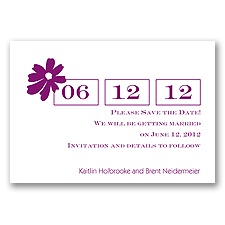 Sweet Daisy - Sangria - Save the Date