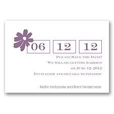 Sweet Daisy - Wisteria - Save the Date