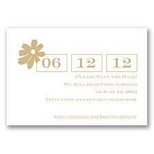 Sweet Daisy - Golden - Save the Date