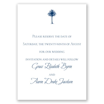 Beach Elements - Save the Date with Design Choice
