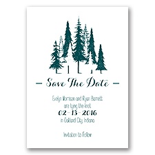 Forest Romance - Save the Date