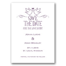 Birds - Wisteria - Save the Date