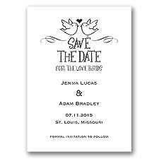 Birds - Black - Save the Date