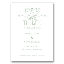 Birds - Meadow - Save the Date