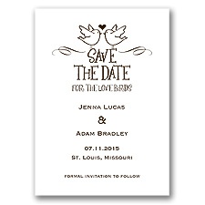 Birds - Chocolate - Save the Date
