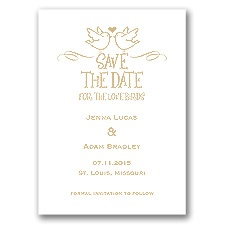 Birds - Golden - Save the Date