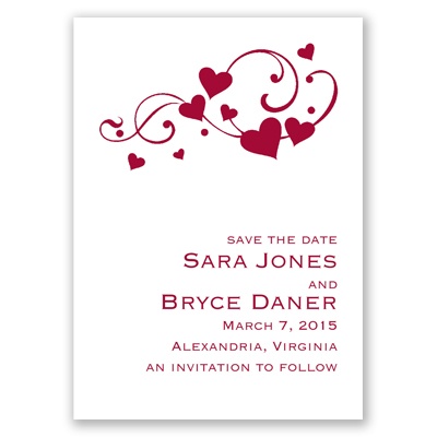 Happy Hearts - Save The Date
