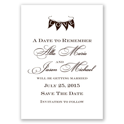 Natural Elements - Save The Date