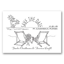 Sunny Shore - Black - Save the Date