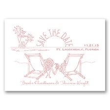 Sunny Shore - Coral Reef - Save the Date