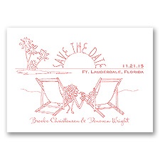 Sunny Shore - Guava - Save the Date