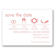 Time Line - Coral Reef - Save the Date