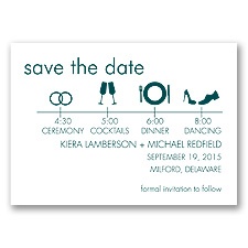Time Line - Gem - Save the Date