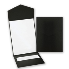 Black Pocket - DIY Invitation Kit