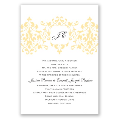 Romance - Canary Invitation