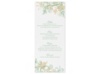 Flourish with Golden Shadow - Clover - Menu Card
